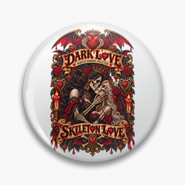 Item preview, DARK LOVE ❤️ - MONSTER ROMANCE COLLETION - SKELETON LOVE - LESBIAN PRIDE designed and sold by WheelieGdArt.