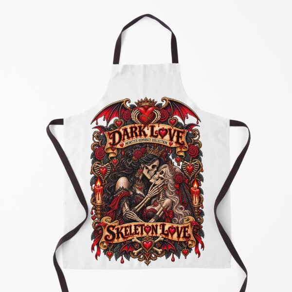 Item preview, DARK LOVE ❤️ - MONSTER ROMANCE COLLETION - SKELETON LOVE - LESBIAN PRIDE designed and sold by WheelieGdArt.