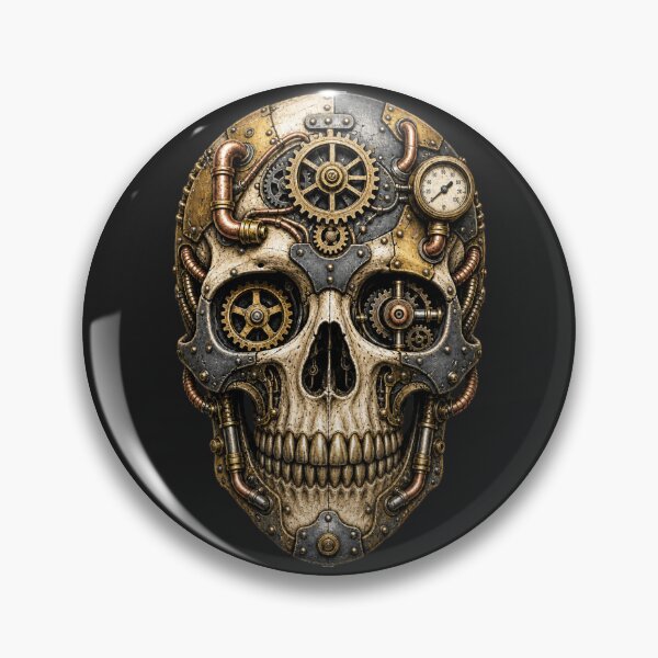 Item preview, Steampunk Skull designed and sold by cbfineart.