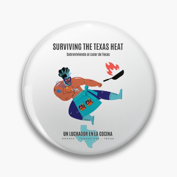 Item preview, Texas heat, chef's shirt designed and sold by YajadApparel.