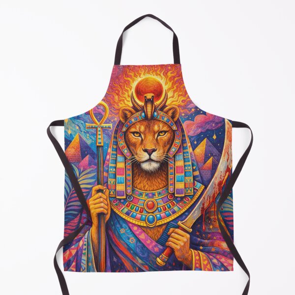 Item preview, Sekhmet – Egyptian Warrior Goddess Painting designed and sold by GalleryKauffeld.