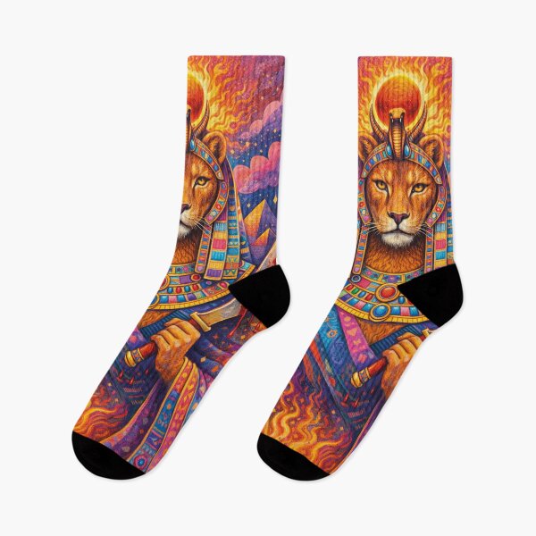 Item preview, Sekhmet – Egyptian Warrior Goddess Painting designed and sold by GalleryKauffeld.