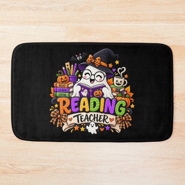 Item preview, Reading Teacher Halloween Gift Cute Ghost Book Style designed and sold by Corvoria.