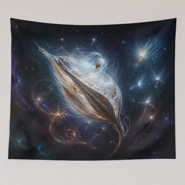 Item preview, Celestial Milkweed: Seeds of Starlight designed and sold by Kimberly Palmer.