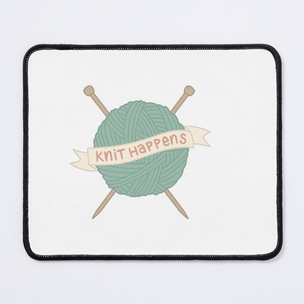 Item preview, Copy of Knit Happens - turquoise designed and sold by OHBOY! Handmade.