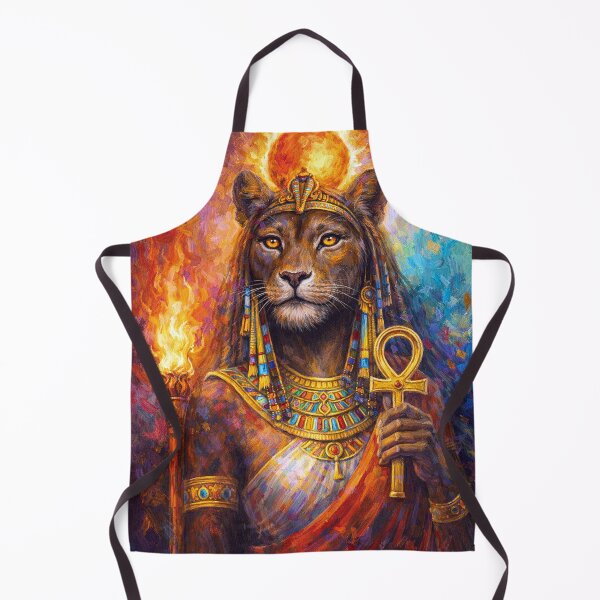 Item preview, Sekhmet – Egyptian Lioness Goddess Painting designed and sold by GalleryKauffeld.