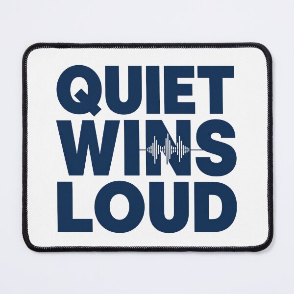 Item preview, Quiet Wins Loud. Bold Minimalist Quote Design designed and sold by Aarvya Fashion Club ( A.F.C ).