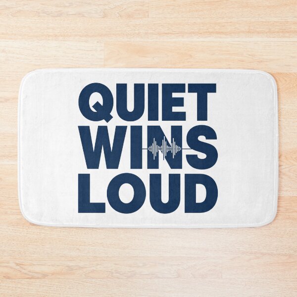 Item preview, Quiet Wins Loud. Bold Minimalist Quote Design designed and sold by Aarvya Fashion Club ( A.F.C ).
