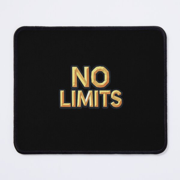 Item preview, No Limits – Golden 3D Typograph designed and sold by GeoBeast.