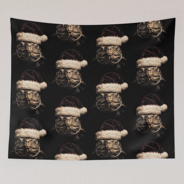 Item preview, Christmas Cute Turtle with Santa Hat designed and sold by SOUFIANE1991.
