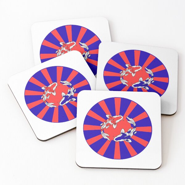 Item preview, Blue and Red Koi designed and sold by HillC1985.