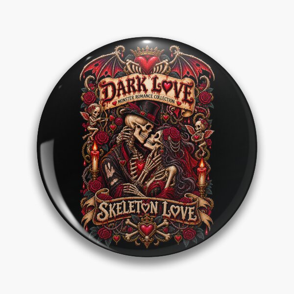 Item preview, DARK LOVE ❤️ - MONSTER ROMANCE COLLETION -  SKELETON LOVE v2 designed and sold by WheelieGdArt.