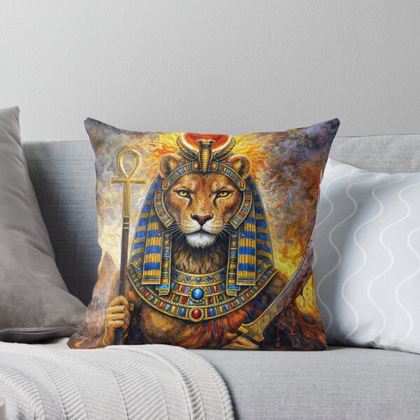 Item preview, – Lioness Goddess of Ancient Egypt Painting designed and sold by GalleryKauffeld.