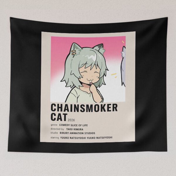 Item preview, Chainsmoker Cat designed and sold by owpldh.