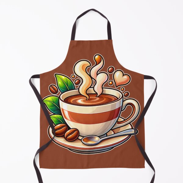 Item preview, Cute Steaming Coffee Cup Sticker designed and sold by Hari Arts.