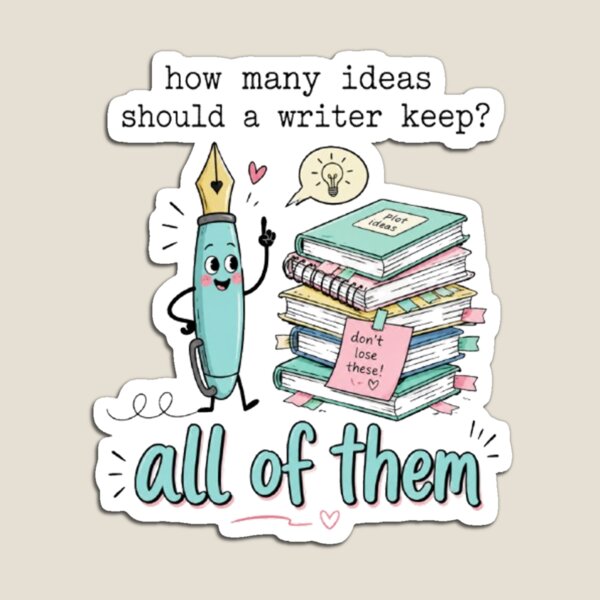 Item preview, All Of Them – Funny Writer Creative Writing Design designed and sold by Marilia Rosado Studio.
