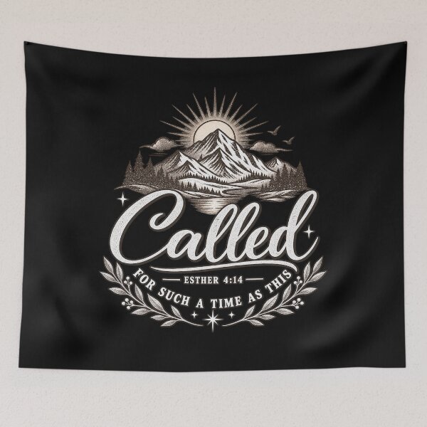 Item preview, Called for Such a Time as This Esther 4:14 Christian Design | Faith Art designed and sold by PrayWear.