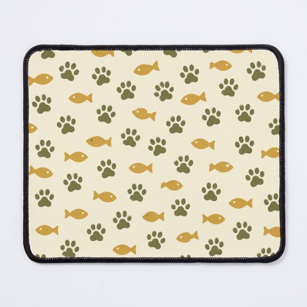 Item preview, Paw Print and Fish Seamless Pattern Dog Fishing Design designed and sold by Rod & Retriever.