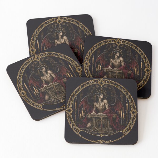 Item preview, Daemones Veneris Gothic Altar Emblem designed and sold by GeoWhimsy Studio.