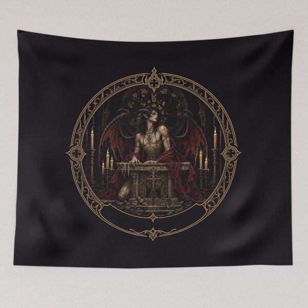 Item preview, Daemones Veneris Gothic Altar Emblem designed and sold by GeoWhimsy Studio.