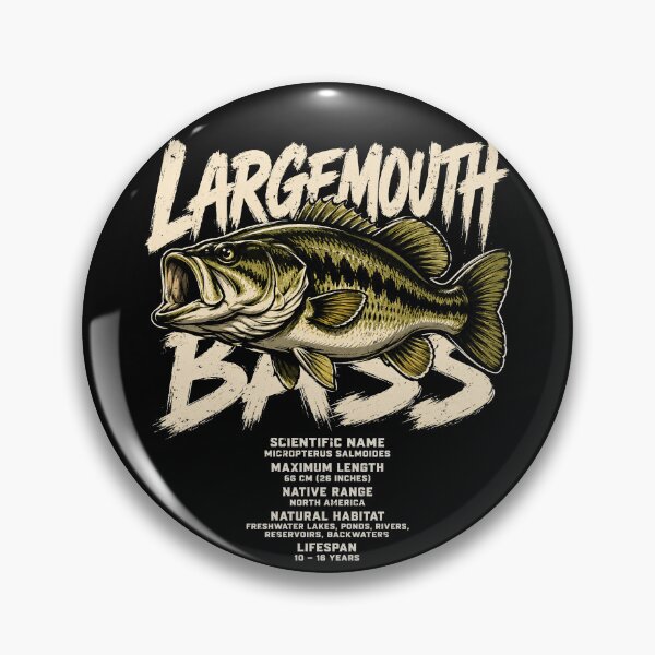 Item preview, Large Mouth Bass Vintage Illustration designed and sold by rafaeltto.