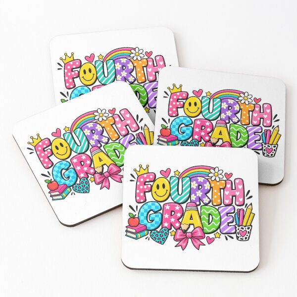 Item preview, Cute Bow Fourth Grade Back to School – 4th Grade Girls designed and sold by drawwiika+44.