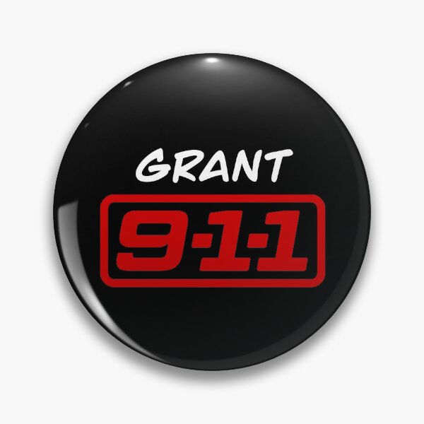 Item preview, 911 Grant nametag designed and sold by Chaoticviper.