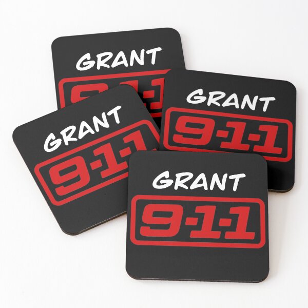 Item preview, 911 Grant nametag designed and sold by Chaoticviper.