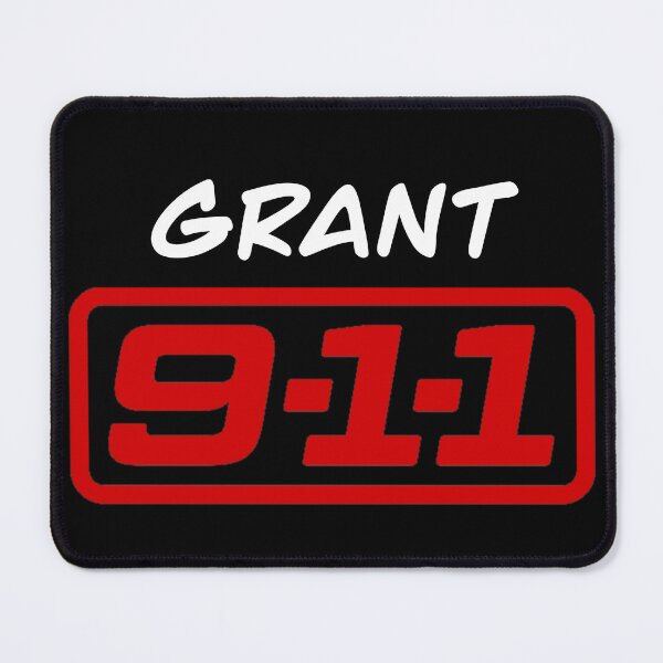 Item preview, 911 Grant nametag designed and sold by Chaoticviper.