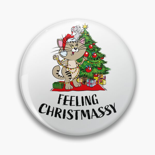 Item preview, Feeling Christmassy Cat and Mouse designed and sold by Ekaterina  Biserova.