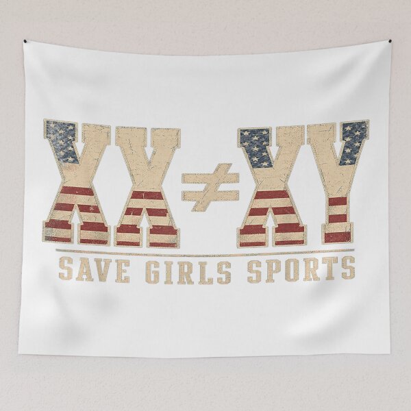 Item preview, XX Does Not Equal XY Save Girls Sports Female Woman designed and sold by Gargamal.