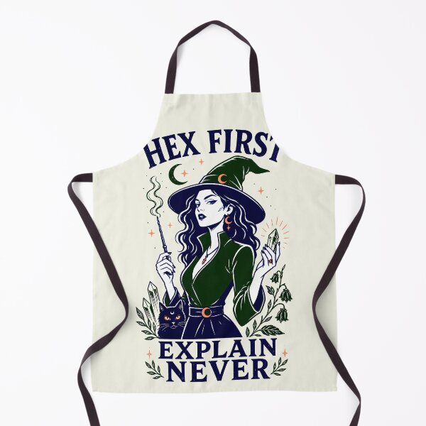 Item preview, Hex First Explain Never Gothic Witch Art designed and sold by MagicTheDog.