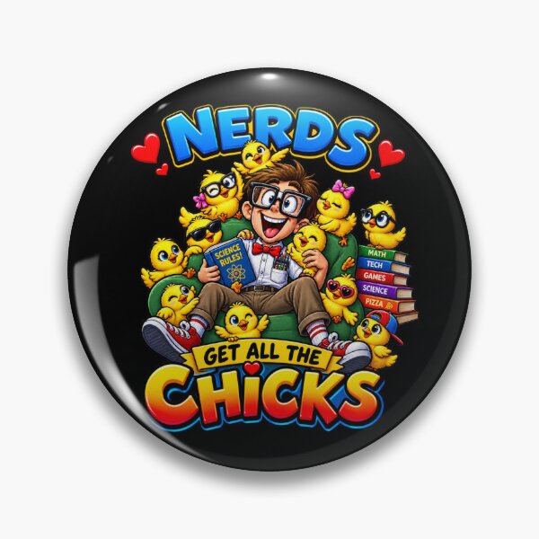 Item preview, Nerds Get All The Chicks designed and sold by BluntLines.
