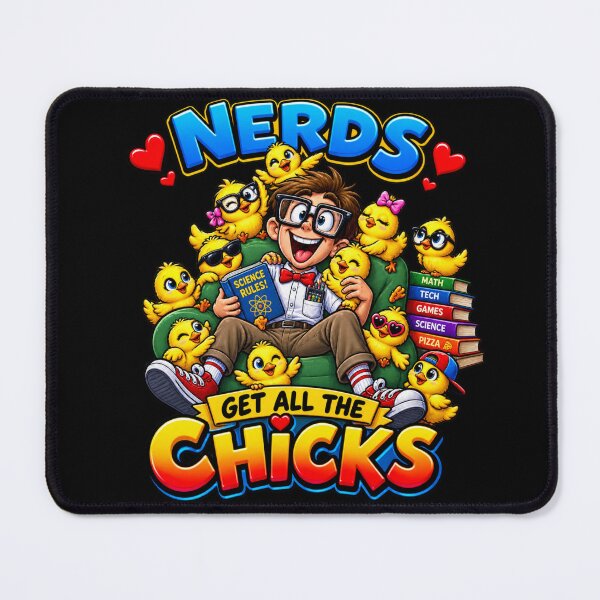 Item preview, Nerds Get All The Chicks designed and sold by BluntLines.