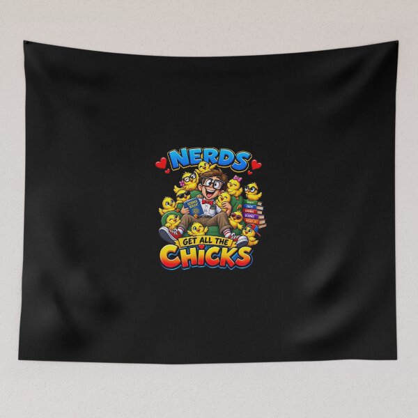 Item preview, Nerds Get All The Chicks designed and sold by BluntLines.