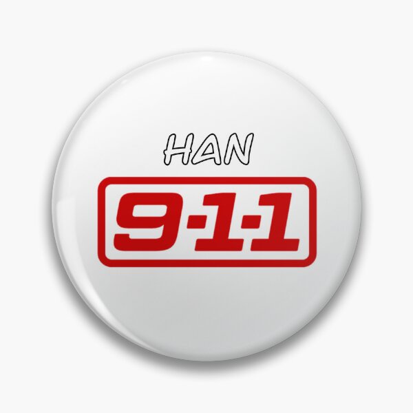 Item preview, 911 Han nametag - compatible with stickers and magnets designed and sold by Chaoticviper.