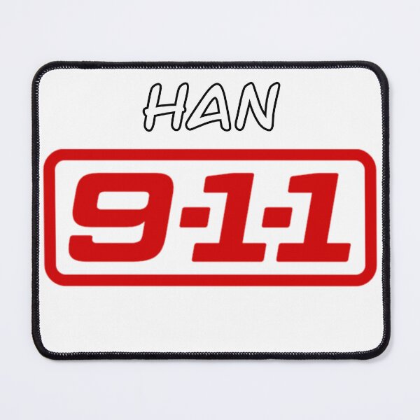Item preview, 911 Han nametag - compatible with stickers and magnets designed and sold by Chaoticviper.