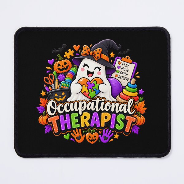 Item preview, Occupational Therapist Halloween Gift Cute Ghost Therapy Style designed and sold by Corvoria.