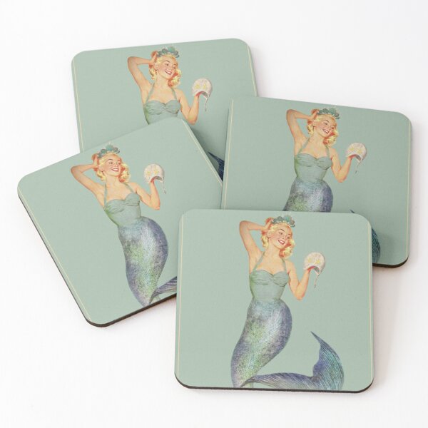 Item preview, The green mermaid designed and sold by LetsCollage.