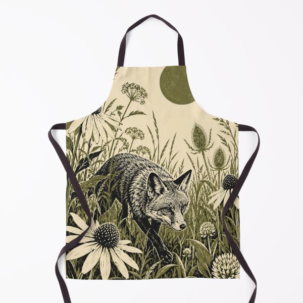 Item preview, Fox Between the Tall Flowers designed and sold by DrizzyV.