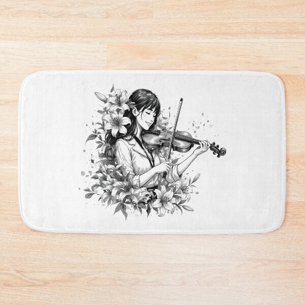 Item preview, Violinist Among Flowers – Music is Power     designed and sold by Art-Arcade6.