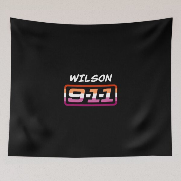 Item preview, 911 Wilson nametag - Lesbian // WLW flag designed and sold by Chaoticviper.