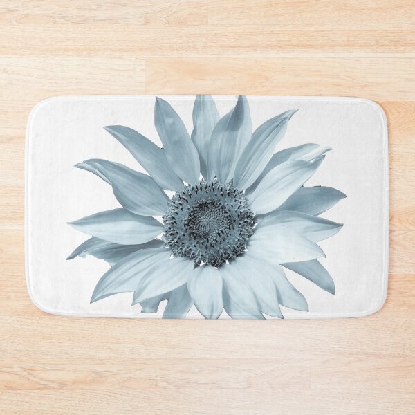 Artikelvorschau, Sonnenblume in einem sanften Blau entworfen und verkauft von Dorset Girl.