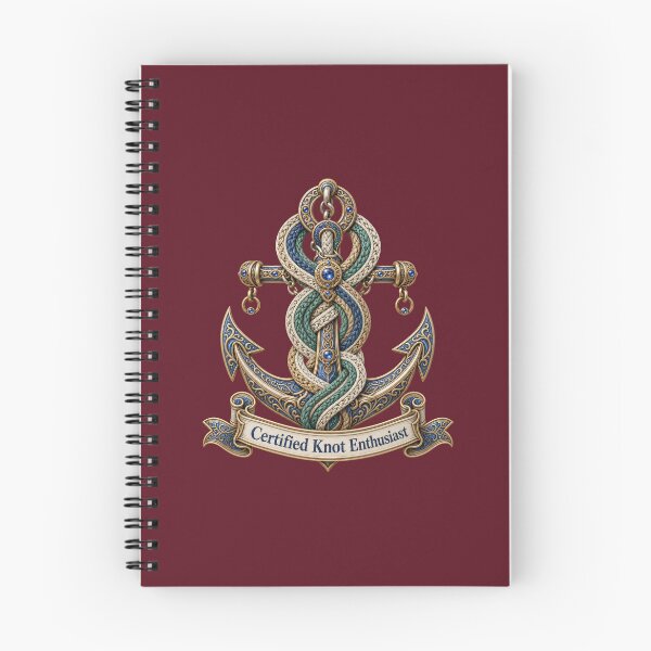 Item preview, Certified Knot Enthusiast Anchor Art Intricate Nautical Anchor Design designed and sold by Rocky Mountain Artistry.