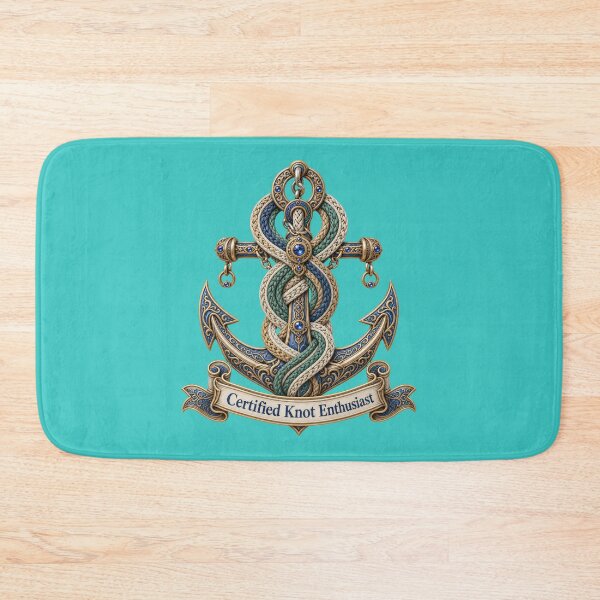 Item preview, Certified Knot Enthusiast Anchor Art Intricate Nautical Anchor Design designed and sold by Rocky Mountain Artistry.