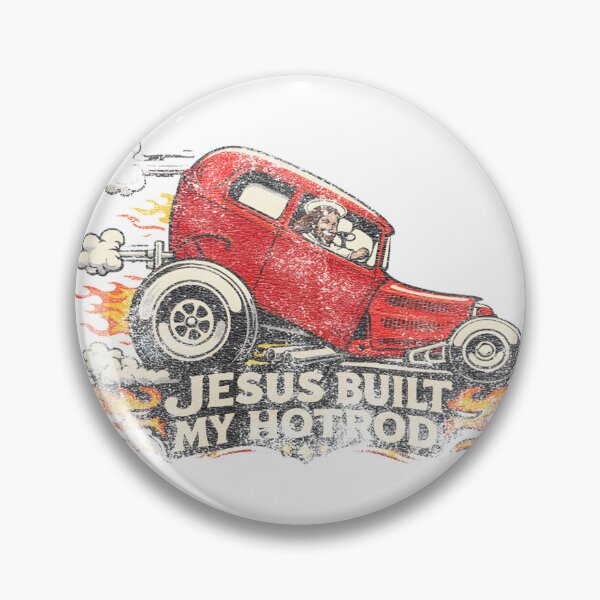 Item preview, Jesus Built My Hotrod Custom V8 Engine Art | Limited Edition designed and sold by crocanty.