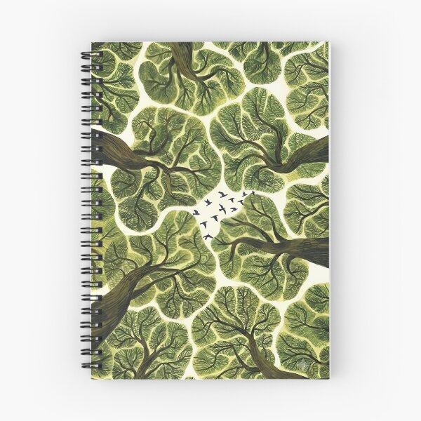 Item preview, A Serene Canopy of Life: An Artistic Exploration of Nature’s Interconnectedness Illustrated Through Lush Green Foliage and Soaring Birds Against a Whispering Background designed and sold by Matt_Smith.