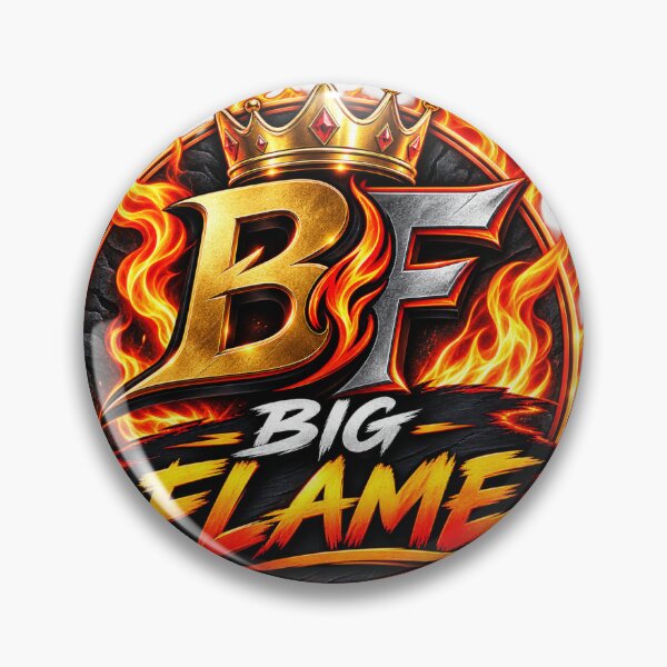 Item preview, BF Big Flame Royal Fire Power Logo designed and sold by Ishratparween11.