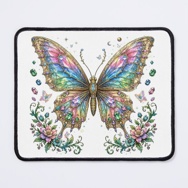 Item preview, Magical Crystal Butterfly | Rainbow Wings Fantasy Fairy designed and sold by Kaytees.