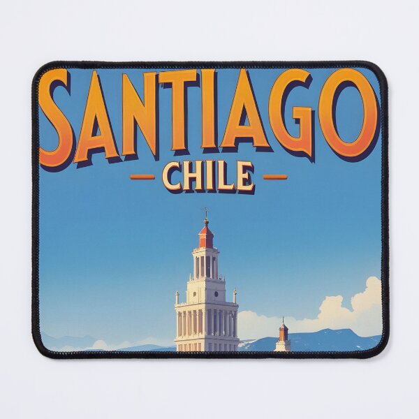 Item preview, Santiago Chile Vintage Travel Tourism designed and sold by TravelersGems.